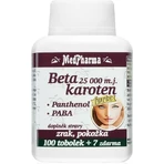 MedPharma BETAKAROTEN 25.000 m.j.+Panthenol+PABA 1×107 cps, Nahrungsergänzungsmittel