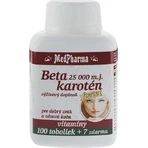 MedPharma BETAKAROTEN 25.000 m.j.+Panthenol+PABA 1×107 cps, Nahrungsergänzungsmittel