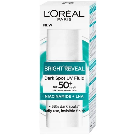 L'Oréal Paris Bright Reveal dag Fluid anti-UV SPF 50+ tegen pigmentvlekken 1×50 ml, dagcrème