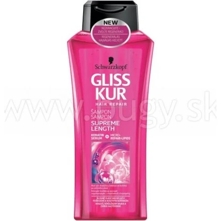 GLISS KUR Shampooing Longueur Suprême 1×400 ml, shampooing