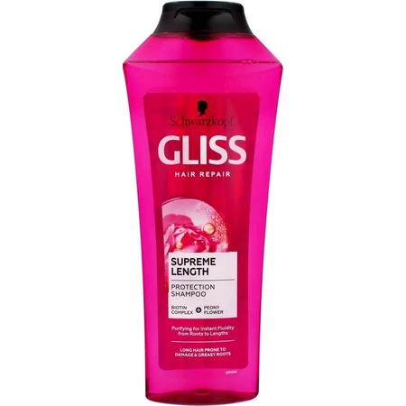 GLISS KUR Shampooing Longueur Suprême 1×400 ml, shampooing