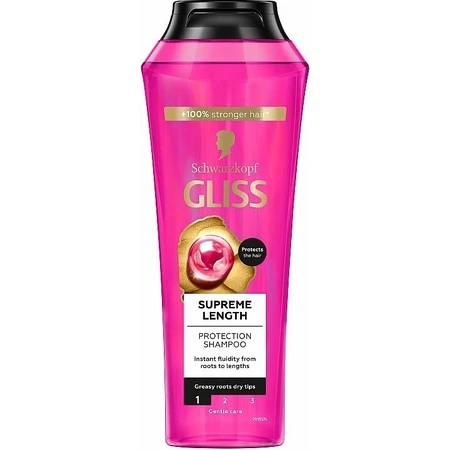 GLISS KUR Shampooing Longueur Suprême 1×400 ml, shampooing