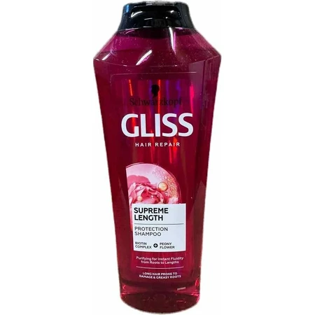 GLISS KUR Shampooing Longueur Suprême 1×400 ml, shampooing