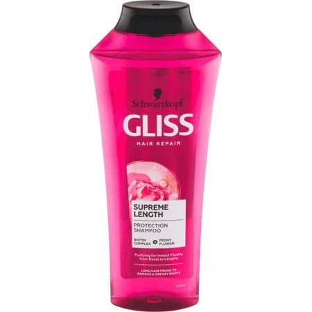 GLISS KUR Shampooing Longueur Suprême 1×400 ml, shampooing