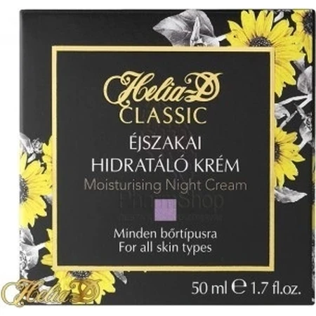 HELIA-D CLASSIC Crème de nuit hydratante pour tous types de peau 1×50 ml