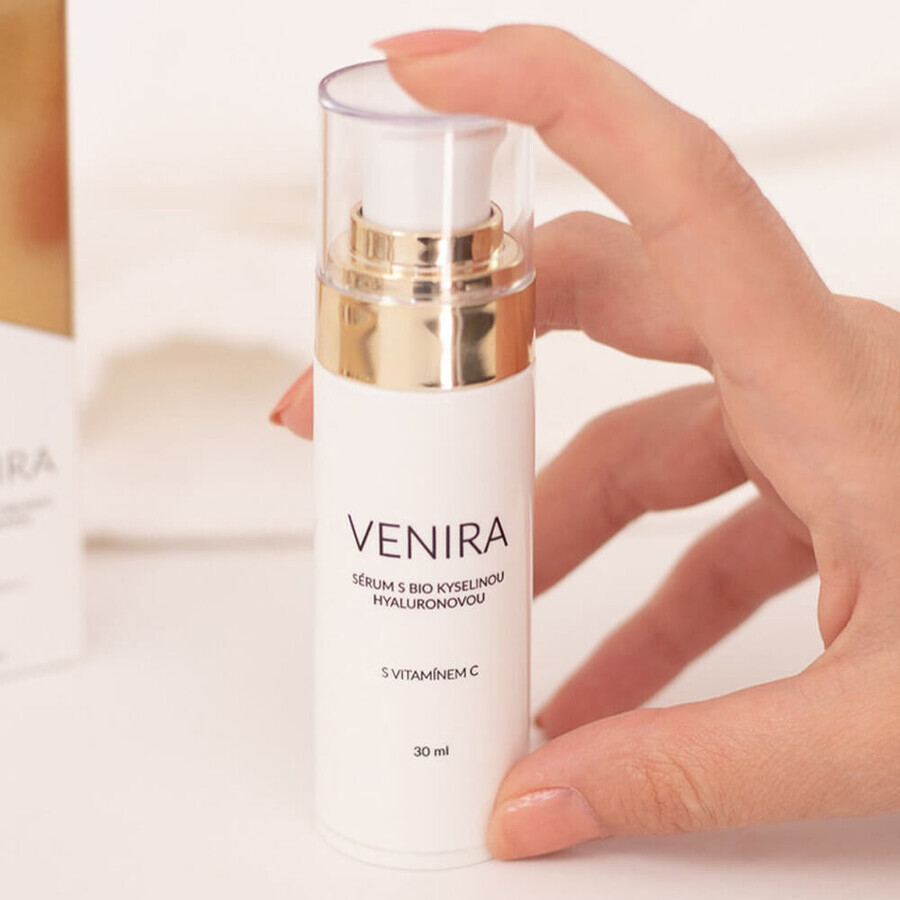VENIRA Organic Hyaluronic Acid and Vitamin C Facial Serum 1×30 ml