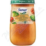 Sunar Biologische Groenten, volkoren pasta, olijfolie 190g 1×190 g, voorgerecht
