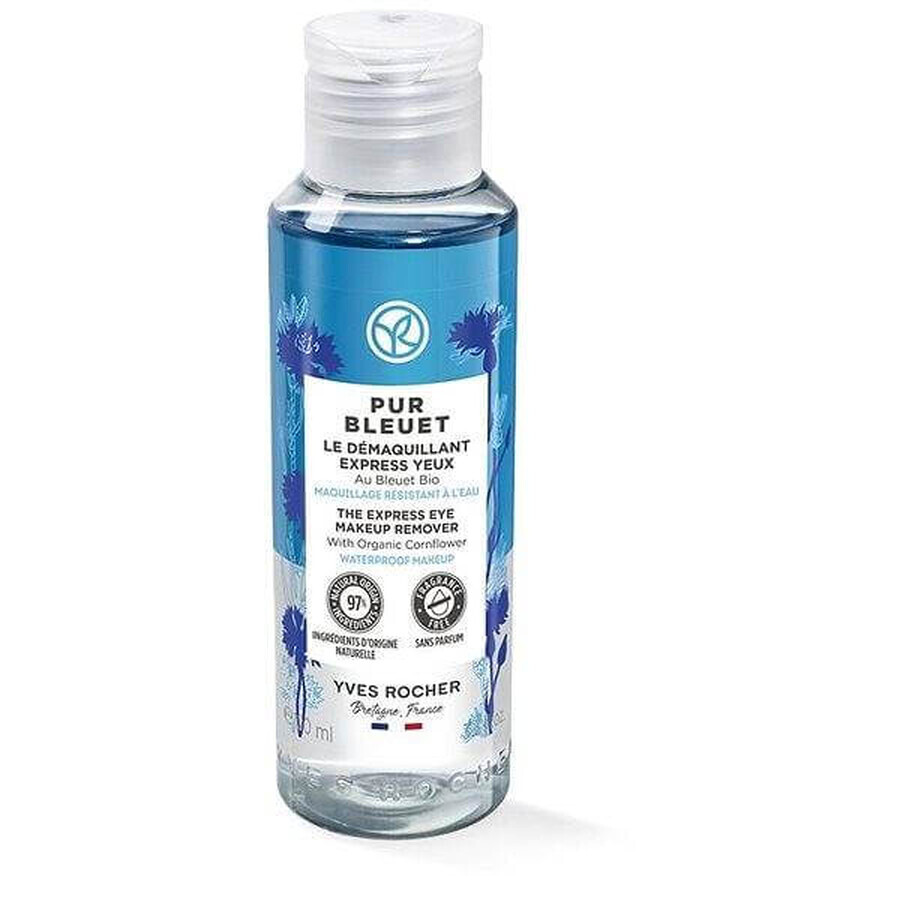 Yves Rocher Pb Express Makeup Remover With Cornflower Eyes 100ml 1×100ml, cleanser