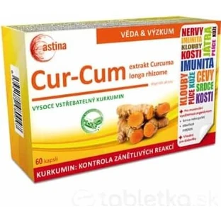 Astina Cur-Cum 1×60 cps, curcumina altamente absorbible