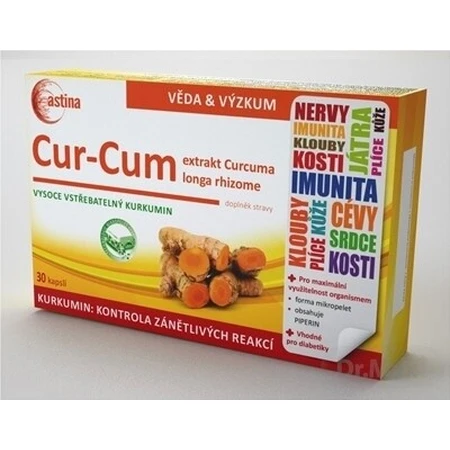 Astina Cur-Cum 1×60 cps, curcumina altamente absorbible