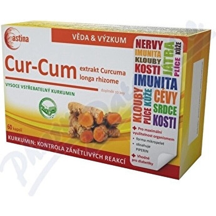 Astina Cur-Cum 1×60 cps, curcumine hautement absorbable