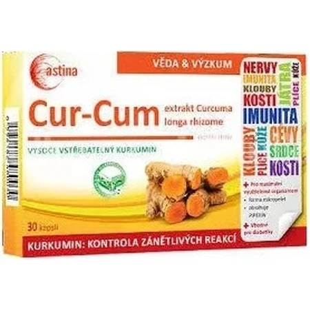 Astina Cur-Cum 1×60 cps, curcumina altamente absorbible