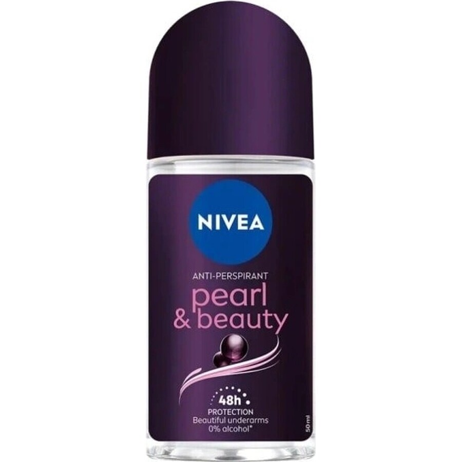 Nivea Ball AP Pearl&Beauty Black 1×50 ml, bilă antiperspirantă