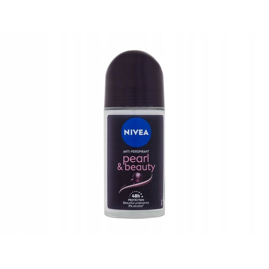 Nivea Ball AP Pearl&Beauty Black 1×50 ml, bilă antiperspirantă