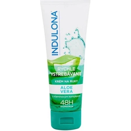 INDULONA Snel absorberende handcrème met aloë vera, 1x50 ml