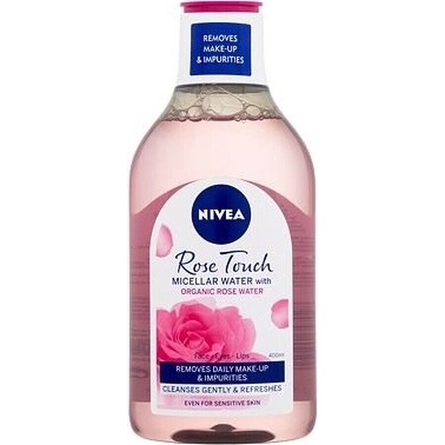NIVEA Acqua Micellare Bifasica Rosa 1×400 ml, acqua micellare
