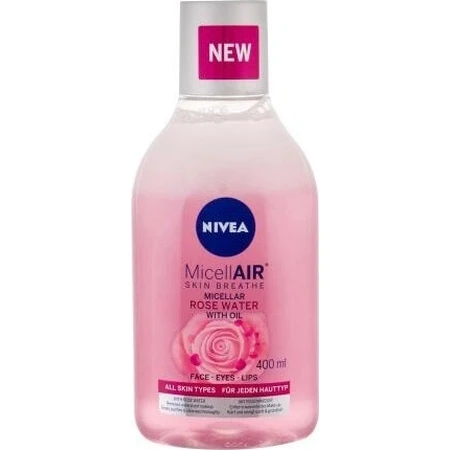NIVEA Eau micellaire biphasée Rose 1×400 ml, eau micellaire