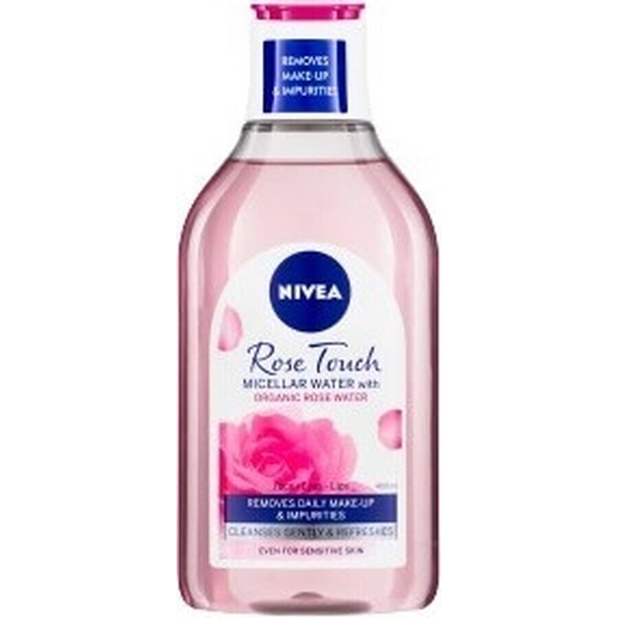 NIVEA Acqua Micellare Bifasica Rosa 1×400 ml, acqua micellare