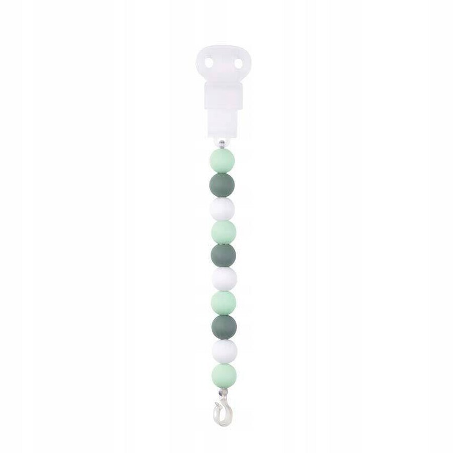 NATTOU BPA-free mint-white silicone clip 1×1pc