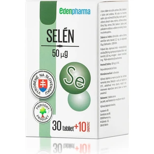 EDENPharma SELEN SELEN 50 μg 1×40 tbl, complemento alimenticio