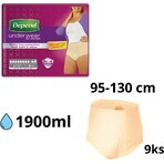 DEPEND MAXIMUM L per donna 1×9 pezzi, slip elasticizzato, circonferenza fianchi 95-130 cm