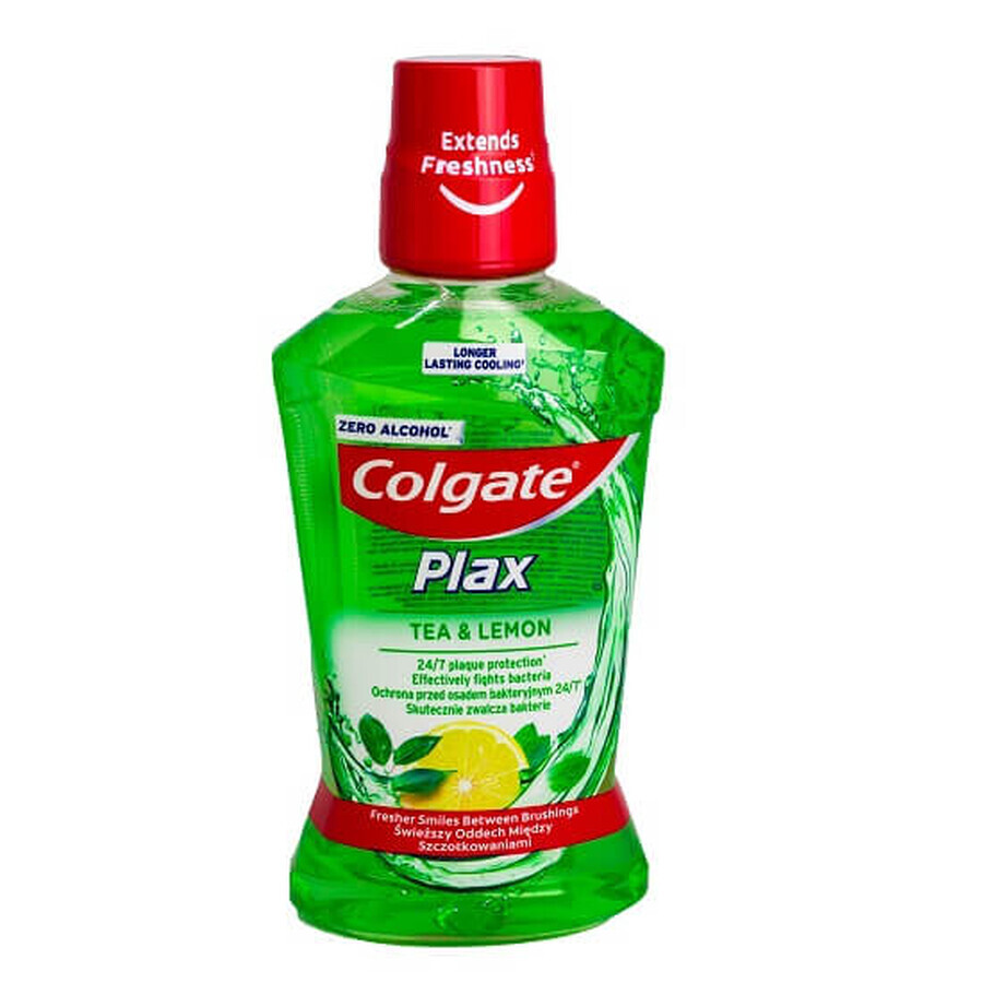 Buy Plax tea & lemon mouthwash, 500 ml, Colgate Plax tea & lemon mouthwash, 500 ml, Colgate