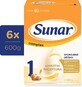 Sunar Complex 1 6&#215;600 g, lait infantile, d&#232;s la naissance