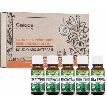 SALOOS La magia de la aromaterapia set de aceites esenciales 100% naturales 1×1 ud aceite