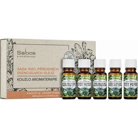 SALOOS La magia de la aromaterapia set de aceites esenciales 100% naturales 1×1 ud aceite