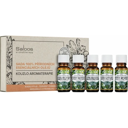 SALOOS La magia de la aromaterapia set de aceites esenciales 100% naturales 1×1 ud aceite