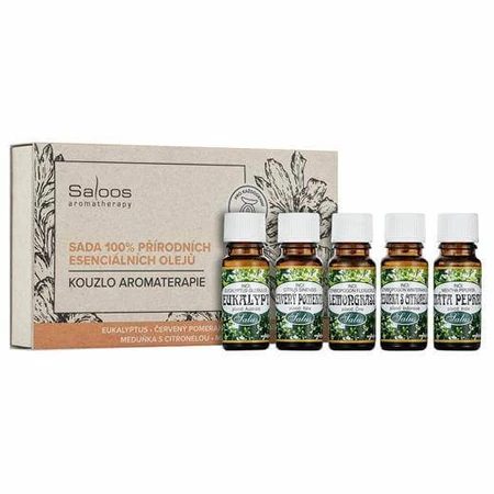 SALOOS La magia de la aromaterapia set de aceites esenciales 100% naturales 1×1 ud aceite