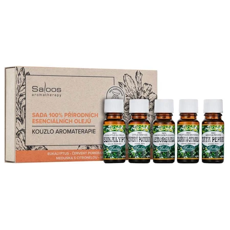SALOOS La magia de la aromaterapia set de aceites esenciales 100% naturales 1×1 ud aceite