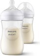 Philips AVENT Natural Response Bottle 260 ml, 1m+ 2 pcs 1&#215;2 pcs 1&#215;2 pcs, verre