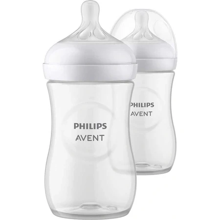Philips AVENT Natural Response Bottle 260 ml, 1m+ 2 pcs 1×2 pcs 1×2 pcs, verre