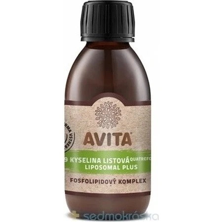 AVITA B9 LIPOSOMAL FOLIC ACID LIPOSOMAL PLUS 1x200 ml, fosfolipidencomplex