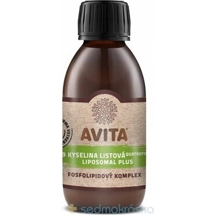 AVITA B9 LIPOSOMAL FOLIC ACID LIPOSOMAL PLUS 1x200 ml, phospholipid complex