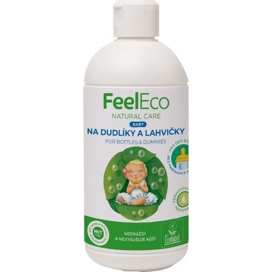 Feel Eco Para chupetes y biberones 1×500 ml, detergente para bebés