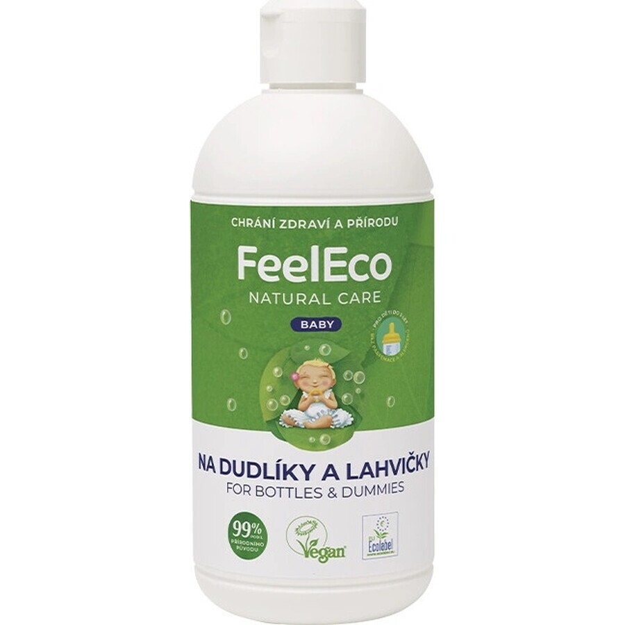 Feel Eco Para chupetes y biberones 1×500 ml, detergente para bebés