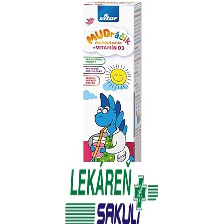 VITAR MUDráčik multivitamine + VITAMINE D3 1×20 tbl