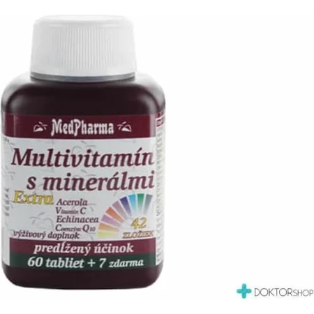 MedPharma MULTIVITAMINAS CON MINERALES EXTRA 42 INGREDIENTES 1×67 tbl, complemento alimenticio