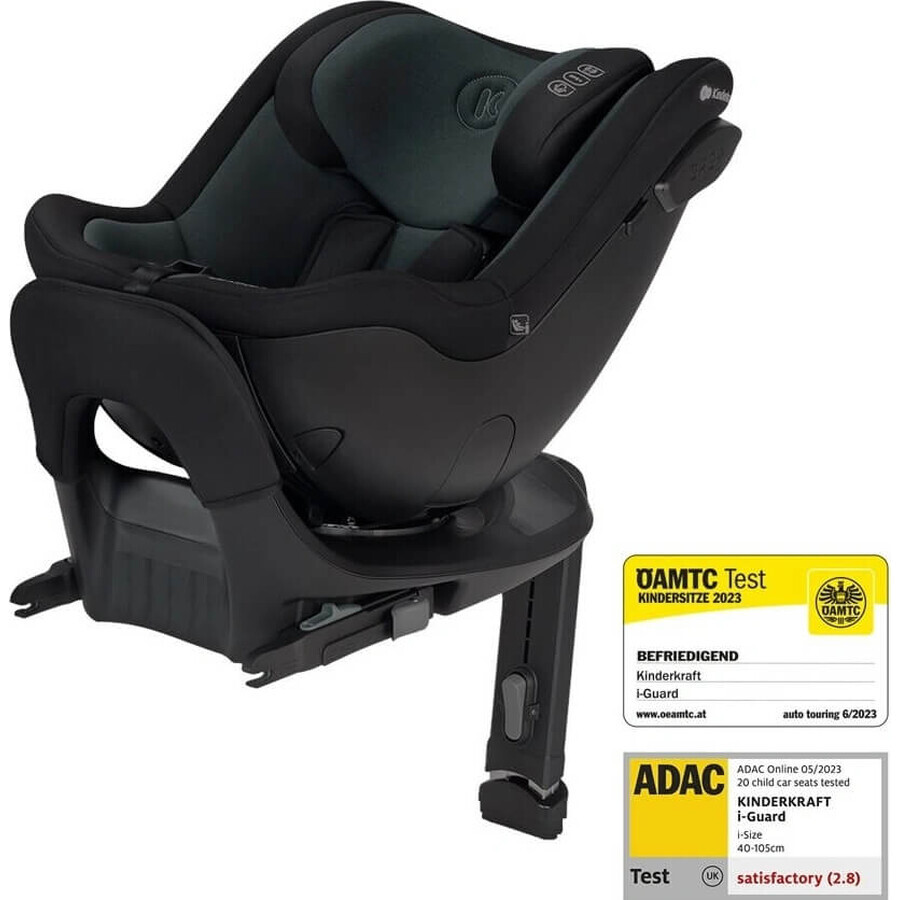 KINDERKRAFT SELECT SELECT I-GUARD i-Size i-Size Autositz 40-105 cm Graphite Black, Premium 1×1 St.