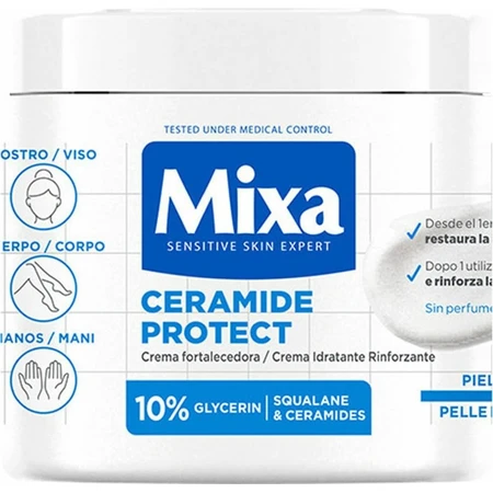 Mixa soin corporel raffermissant pour les peaux très sèches 1×400 ml, crème pour le corps