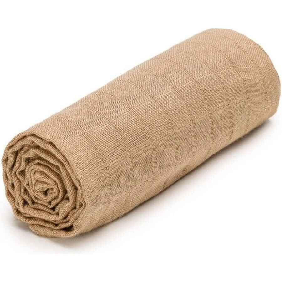 T-TOMI BIO Bambus Handtuch beige 1×1 Stück, Bambus Handtuch