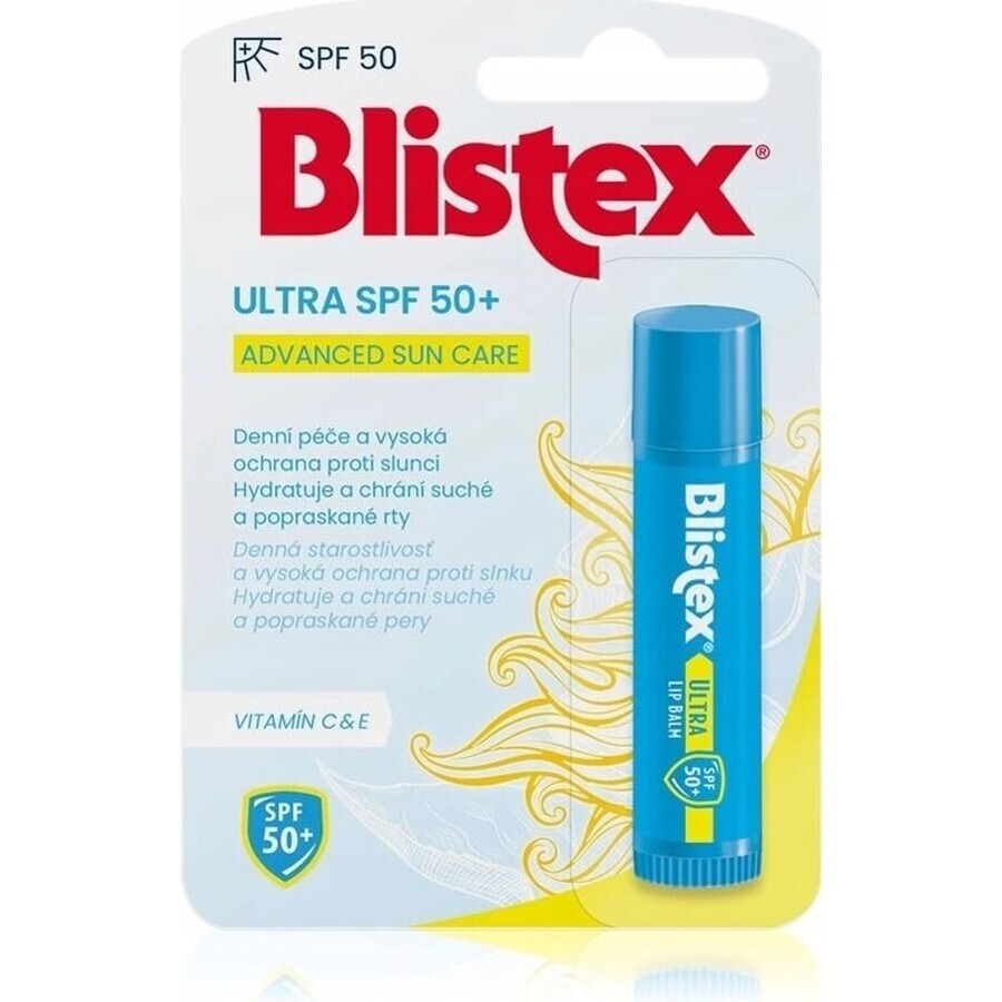 Blistex ULTRA SPF 50+ 1×4.25 g, baume à lèvres Blistex ULTRA SPF 50+ 1×4.25 g, baume à lèvres