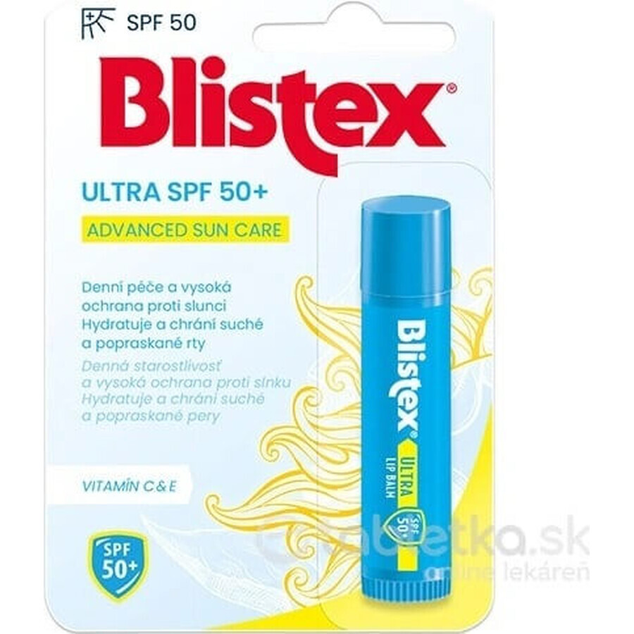 Blistex ULTRA SPF 50+ 1×4.25 g, baume à lèvres Blistex ULTRA SPF 50+ 1×4.25 g, baume à lèvres