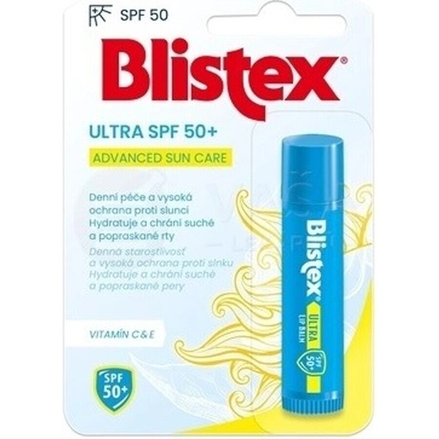 Blistex ULTRA SPF 50+ 1×4.25 g, baume à lèvres Blistex ULTRA SPF 50+ 1×4.25 g, baume à lèvres