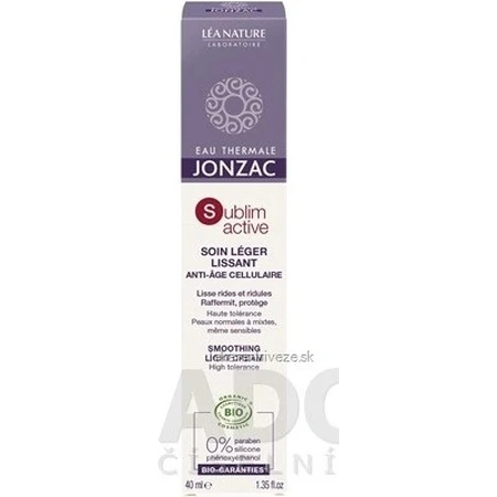JONZAC Sublimactive Crema ligera antiedad y antiarrugas 1×40 ml