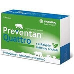 FARMAX Preventan Quattro + vitamine C 1×24 tbl, voedingssupplement FARMAX Preventan Quattro + vitamine C 1×24 tbl, voedingssupplement