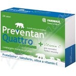 FARMAX Preventan Quattro + vitamine C 1×24 tbl, voedingssupplement FARMAX Preventan Quattro + vitamine C 1×24 tbl, voedingssupplement