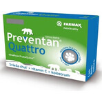 FARMAX Preventan Quattro + vitamine C 1×24 tbl, voedingssupplement FARMAX Preventan Quattro + vitamine C 1×24 tbl, voedingssupplement